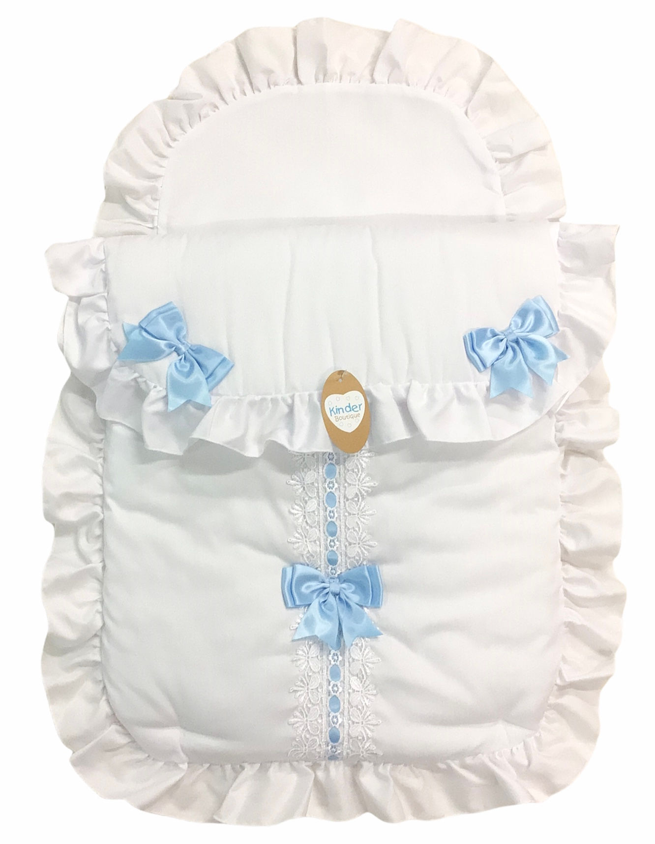 Kinder lace pramset & pillowcase