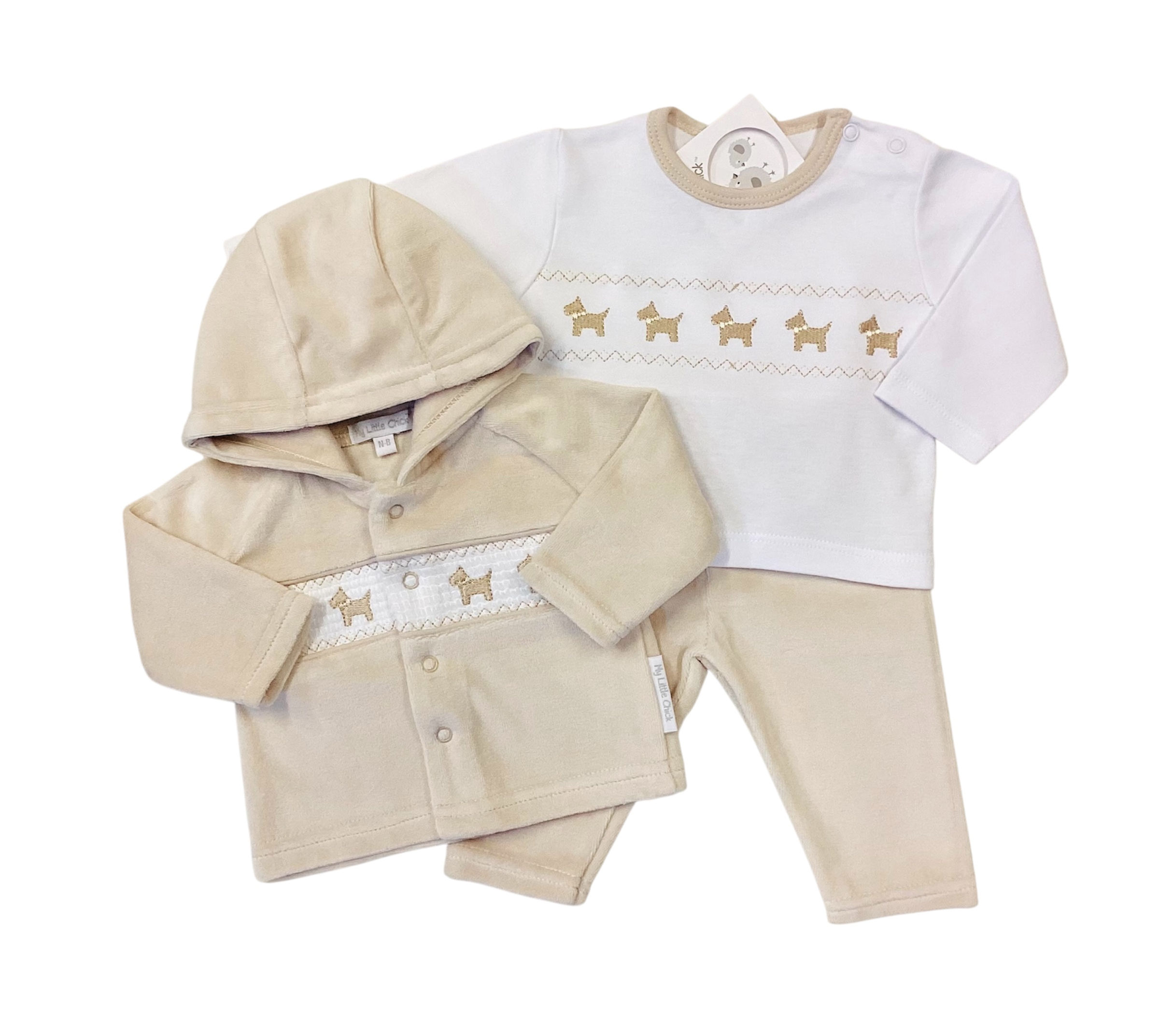 My Little Chick 3pc trouser set