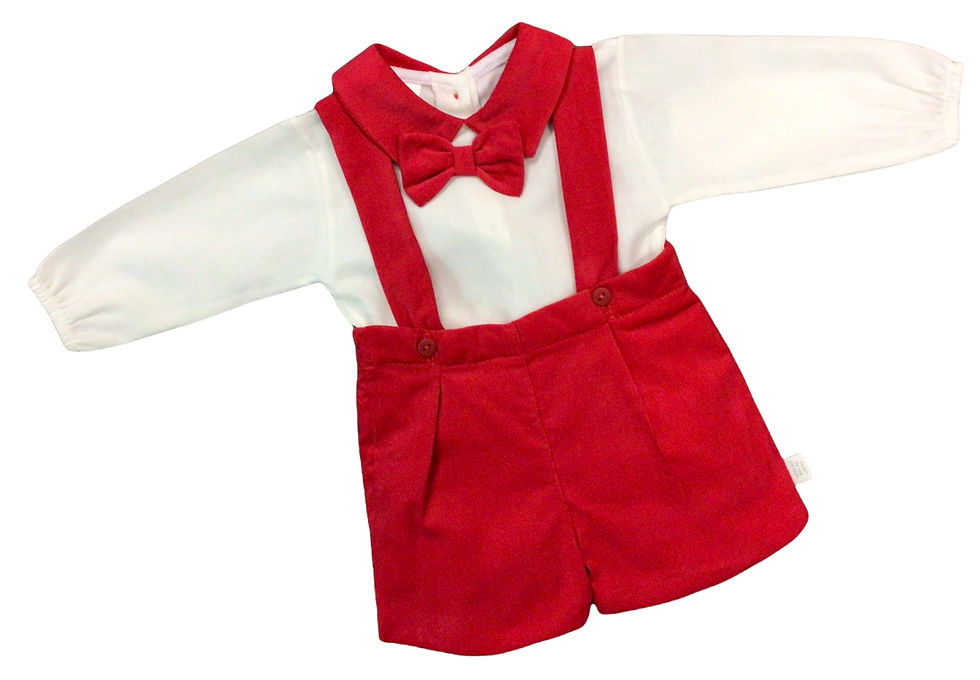 Corduroy shorts set
