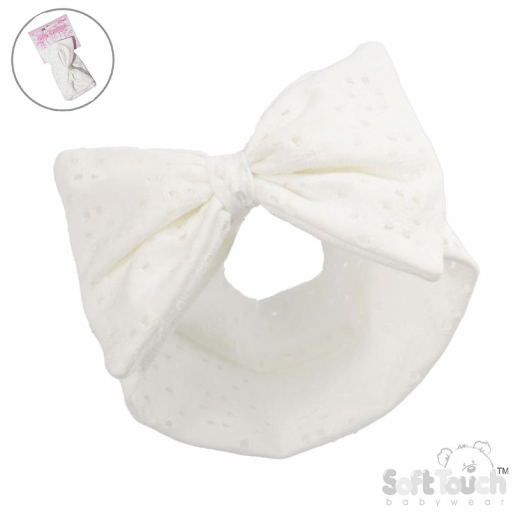 Soft Touch broderie baby headbands