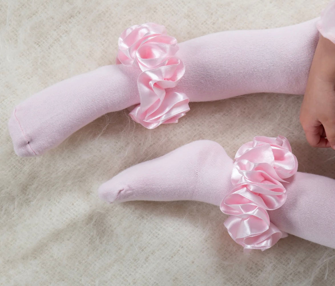 Caramelo Kids ruffle tights