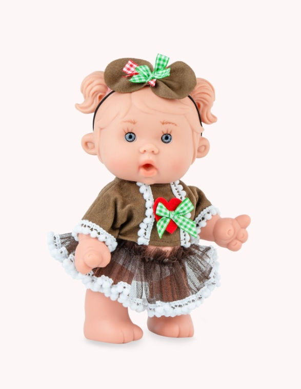 Thumbnail: Marina & Pau 26cm Christmas dolls