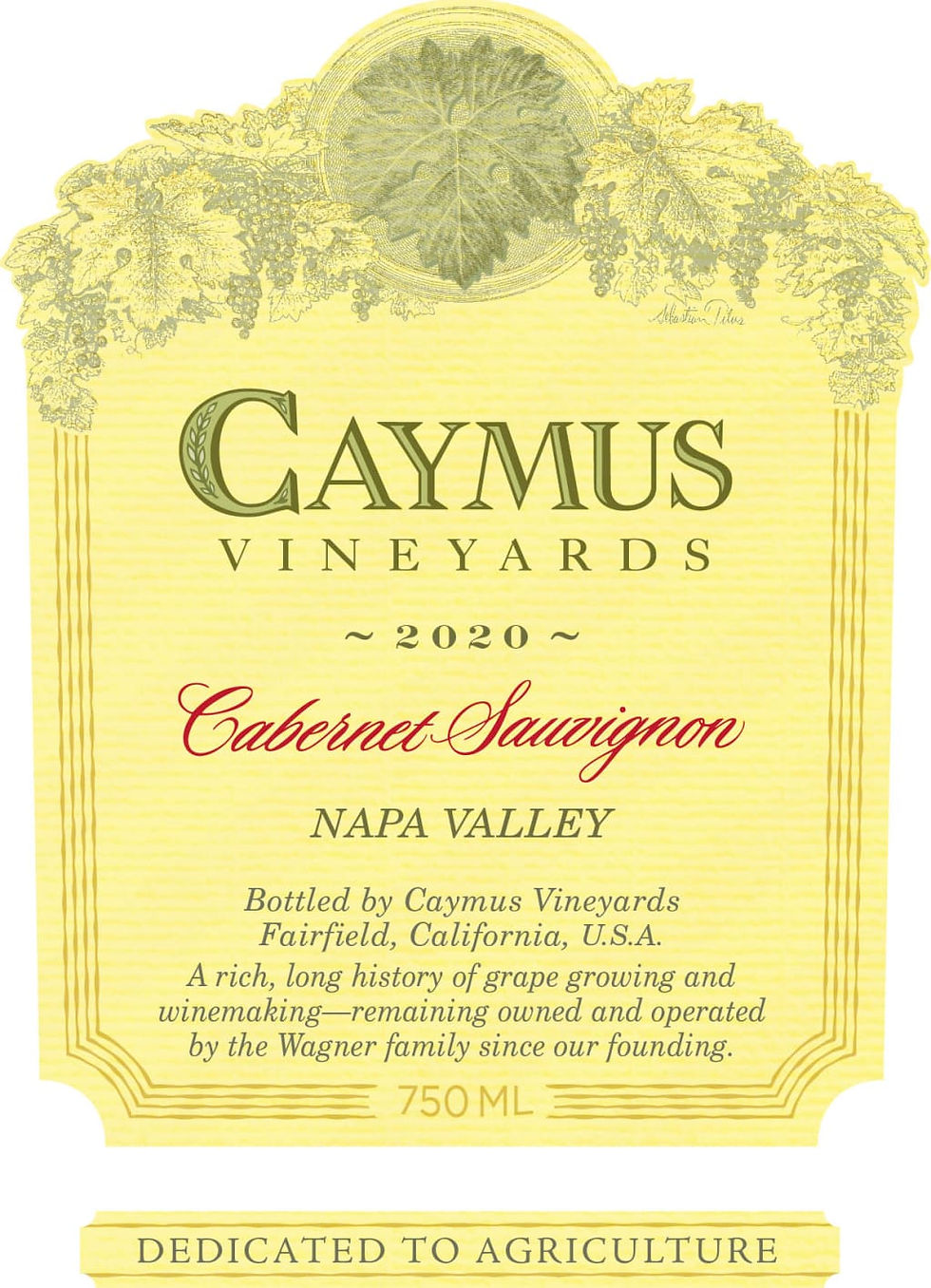 Caymus Vineyards Cabernet Sauvignon, Napa Valley, California