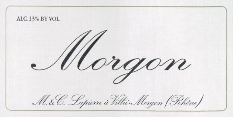Domaine Marcel Lapierre, Morgon, Beaujolais, Burgundy, France