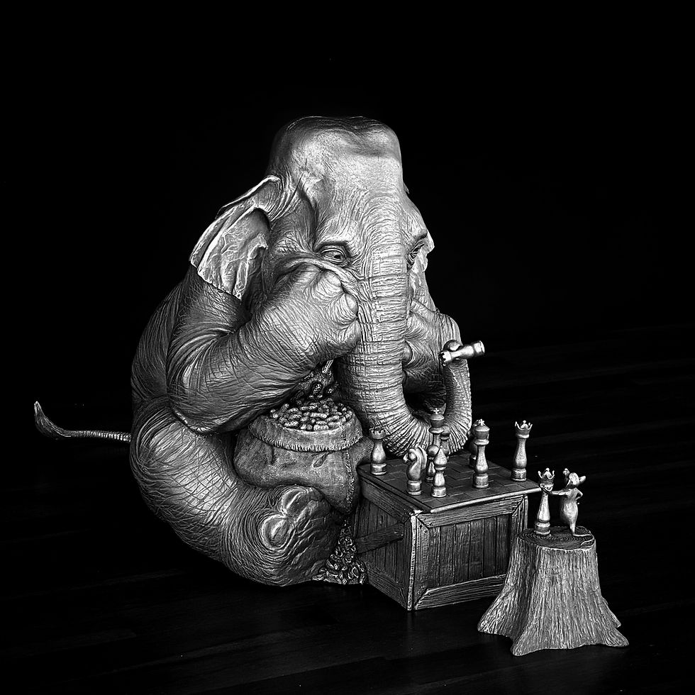 Thumbnail: “Checkmate" Limited Edition Sculpture - Ray Villafane