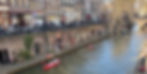 kayakers on the canals in Utrecht on a sunny day
