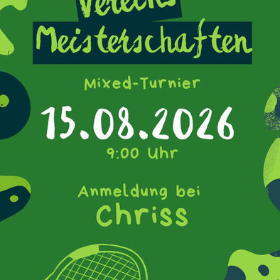 Vereinsmeisterschaften des TC Deuselbach