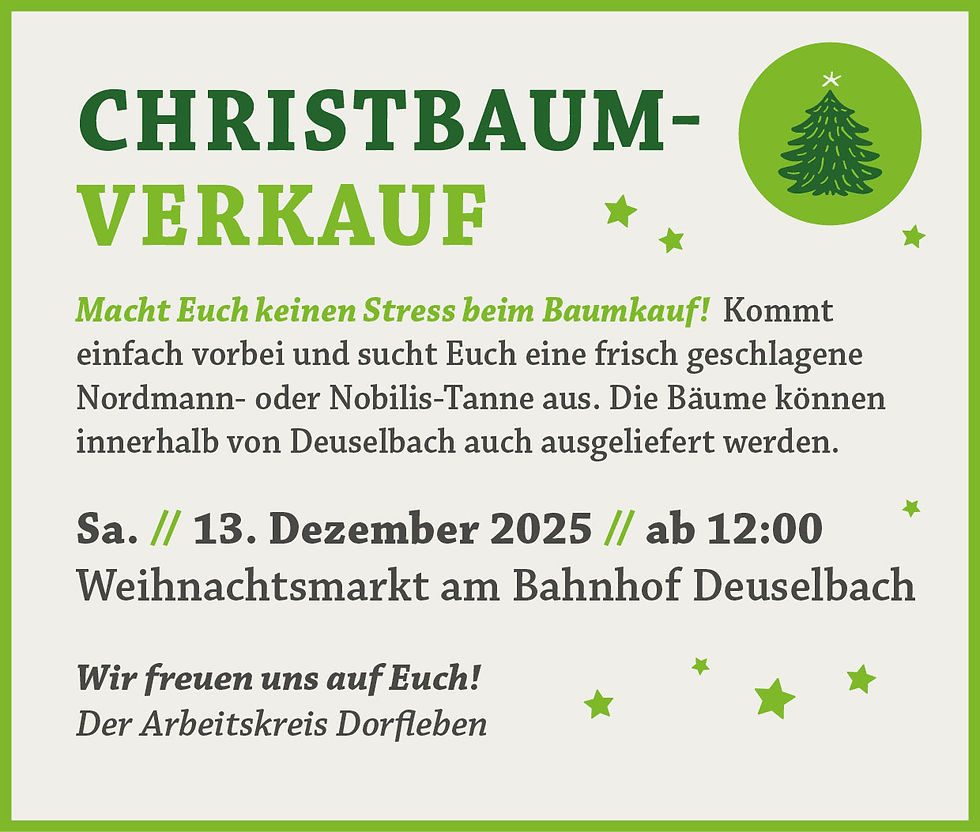 Christbaumverkauf
