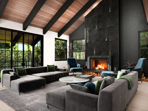 Living room interior Venice, Los Angeles