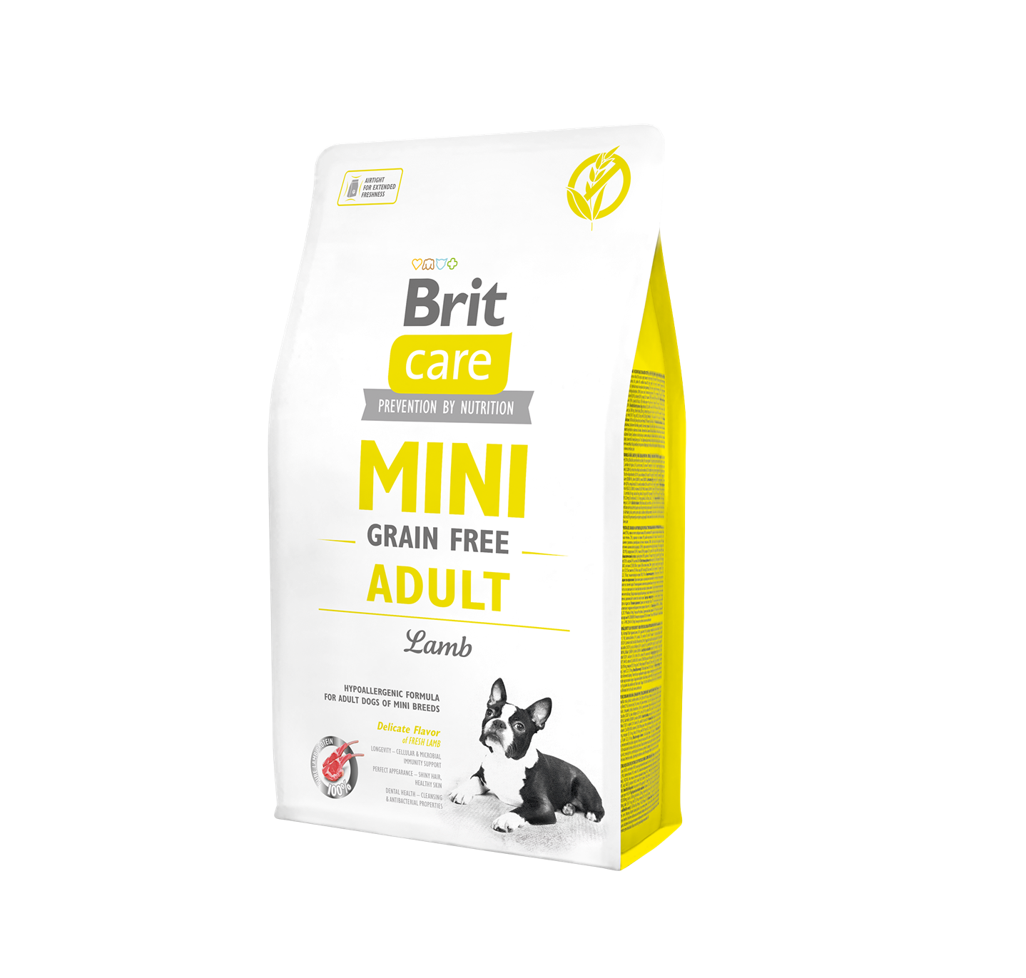 BRİT CARE YETİŞKİN KUZULU KÖPEK MAMASI MİNİ IRK 2 KG