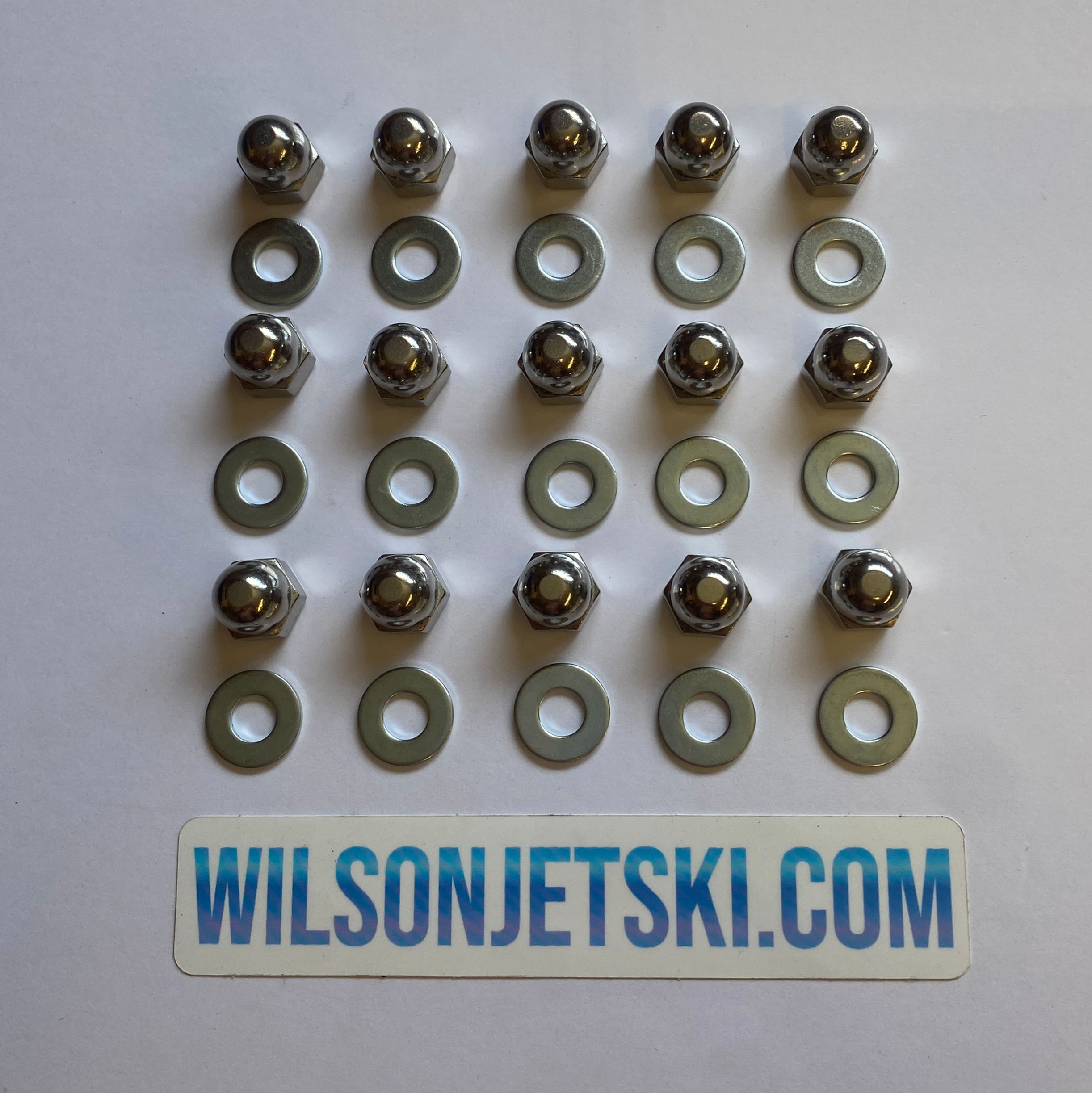 KAWASAKI HEAD NUTS & WASHERS (15 PACK)