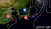 週末は広範囲大雨警戒