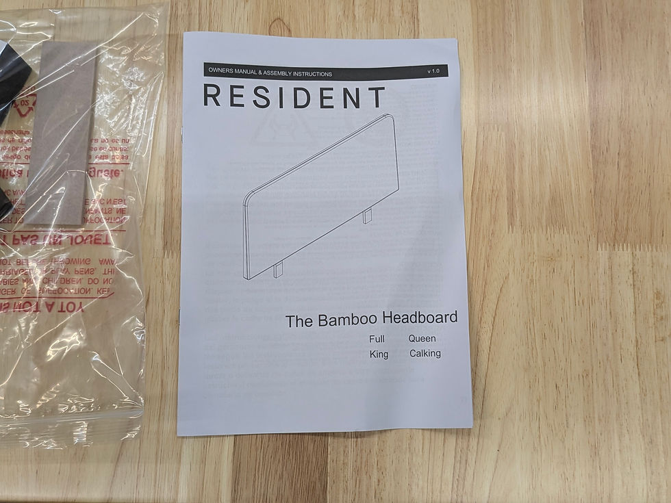 Thumbnail: Nectar Bamboo Headboard - Queen - Natural for Bamboo Bed Frame