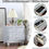 Thumbnail: Contemporary 3-Drawer Nightstand