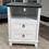 Thumbnail: NEW White Farmhouse Nightstand Side End Table