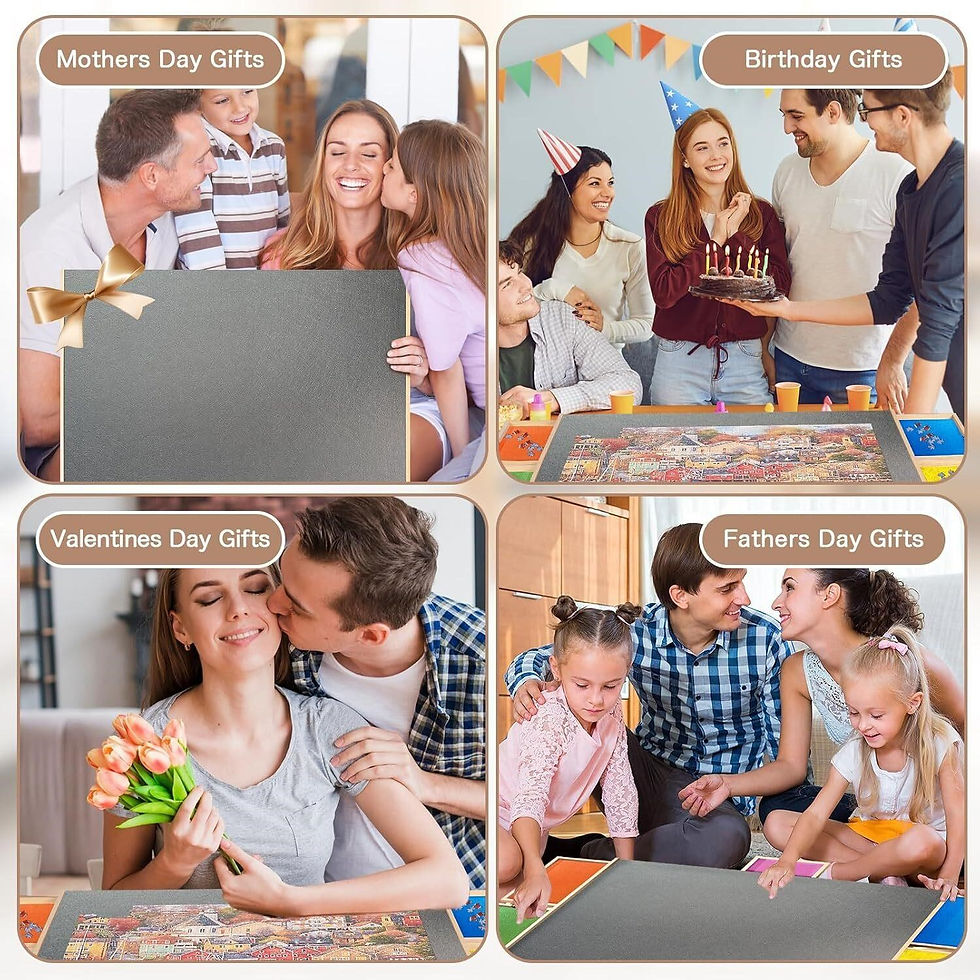 Thumbnail: 1500 Piece Rotating Puzzle Table with 6 Drawers & Cover