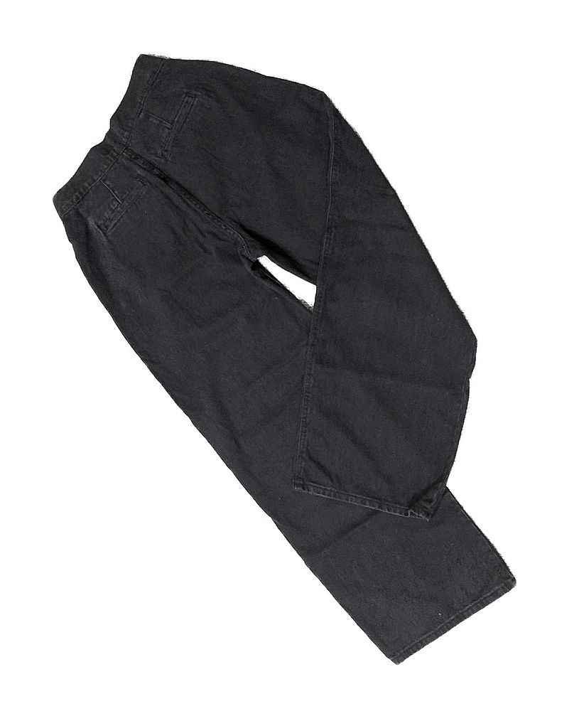 Thumbnail: Women's High-Rise Two Way Denim Trousers - Universal Thread Black 2