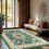Thumbnail: OMERAI 6x9 Washable Area Accent Rug, Green
