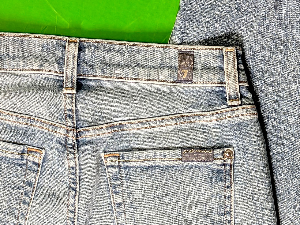 Thumbnail: 7 for All Mankind Slim Kick High Rise Cropped Flare Jeans in Sloan Vintage