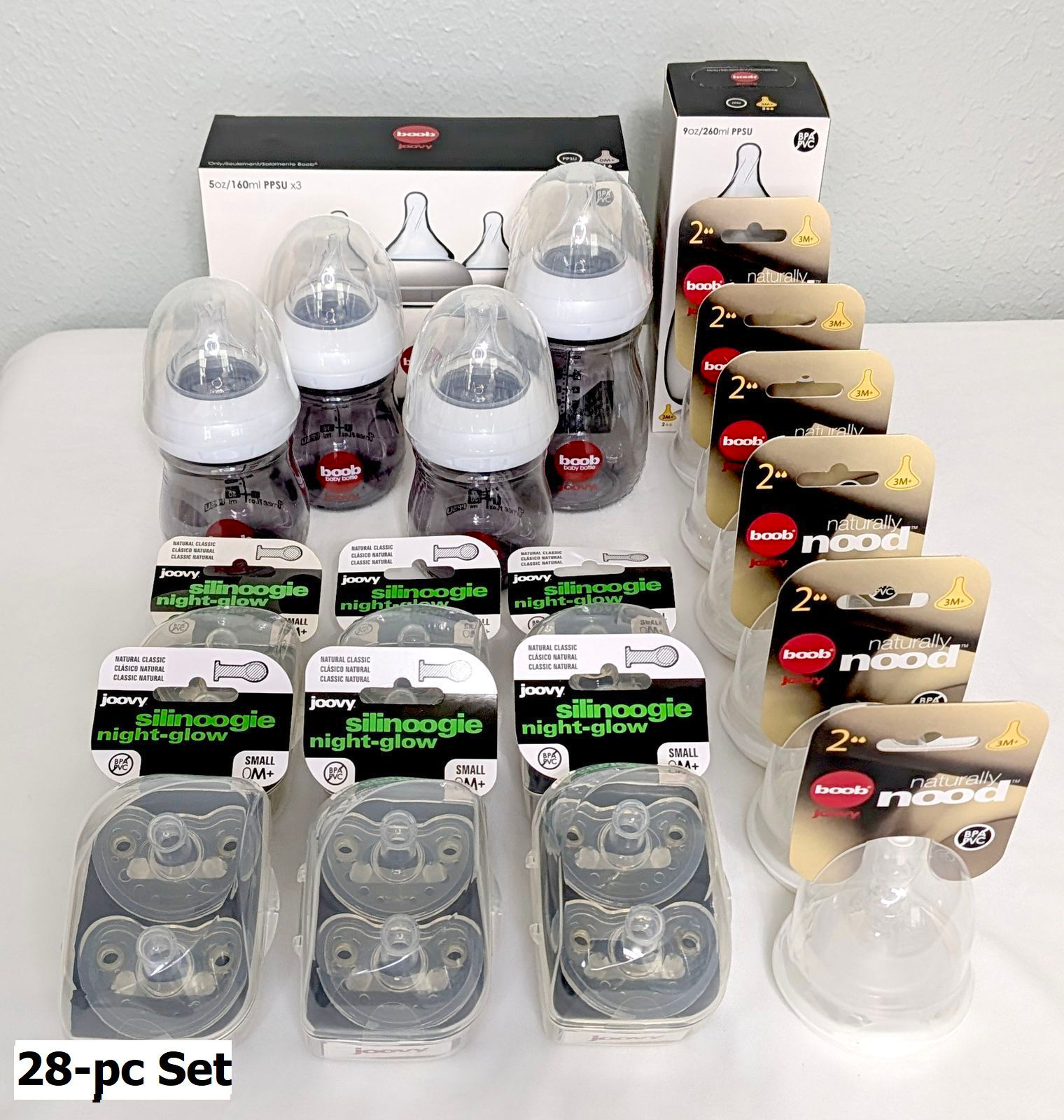 Joovy Boob 28-pc set for 0M+, 3M+