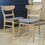 Thumbnail: Noble House Lucious Dark Grey and Oak Dining Chairs