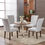 Thumbnail: Colamy Upholstered Parsons Dining Chairs (set of 2)