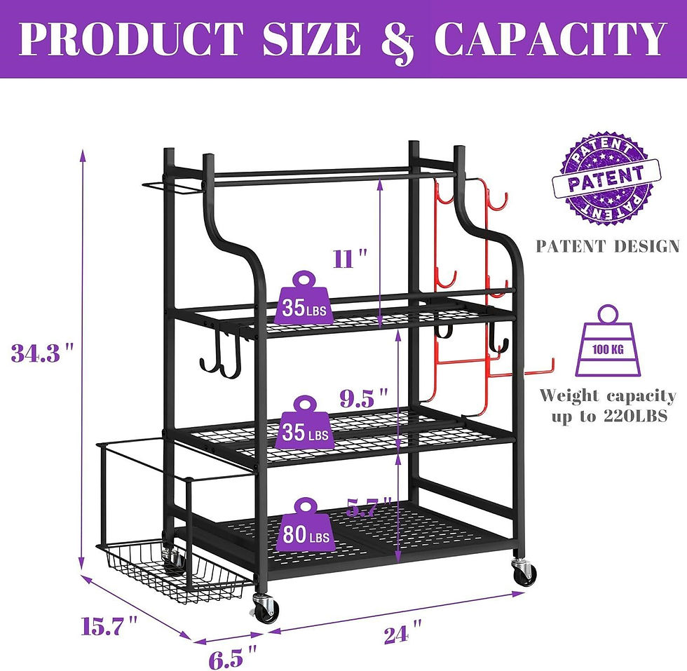 Thumbnail: Storage Rack for Workout Equipment
