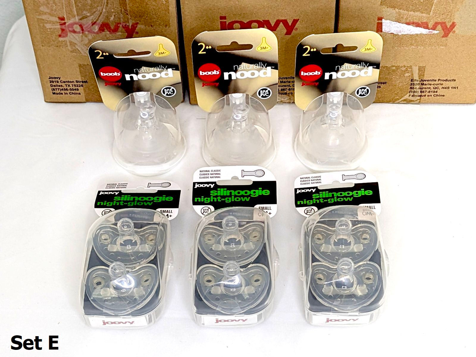 Joovy Boob Baby 12-pc set 0M+, 3M+ (Set E)