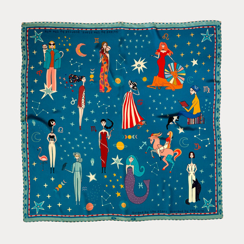 Cosmic Keepers İpek Fular | Makre design