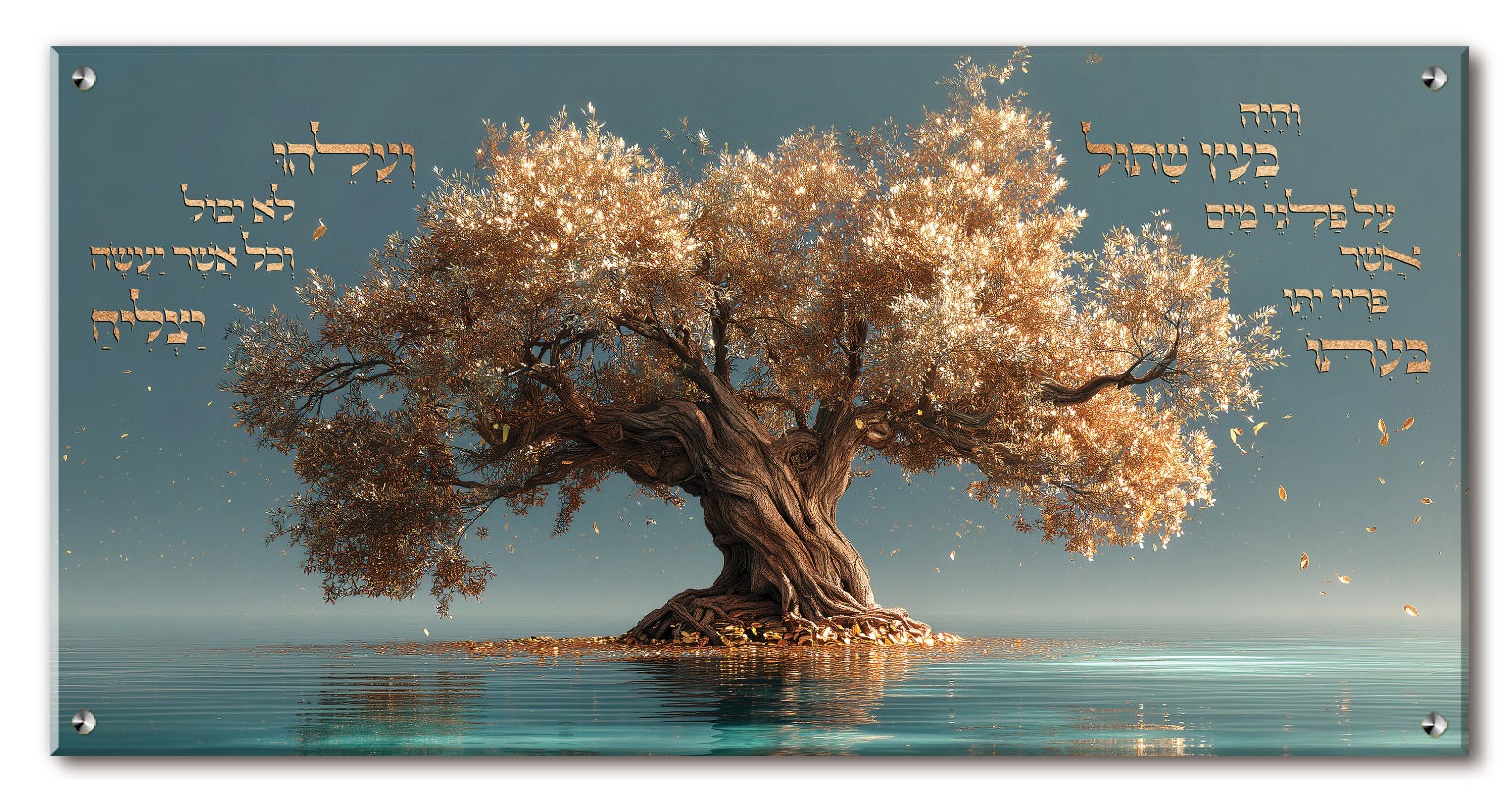 תמונה יהודית לסלון - תמונה לבית יהודי עץ שתול