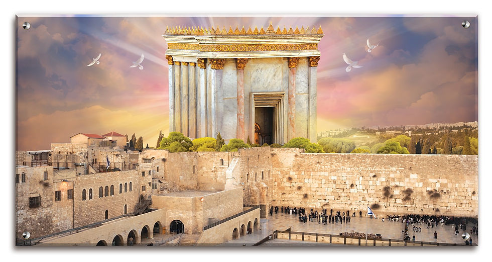 תמונה ממוזערת: תמונת בית המקדש לבית - תמונה של הכותל לסלון