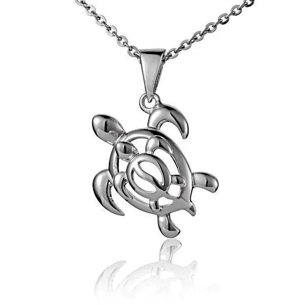 Swimming Honu-Honu Pendant