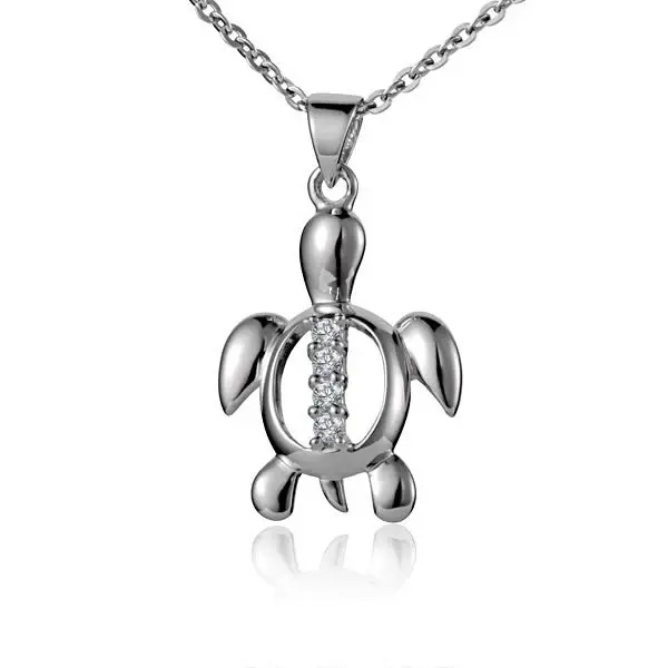 4CZ Honu Pendant