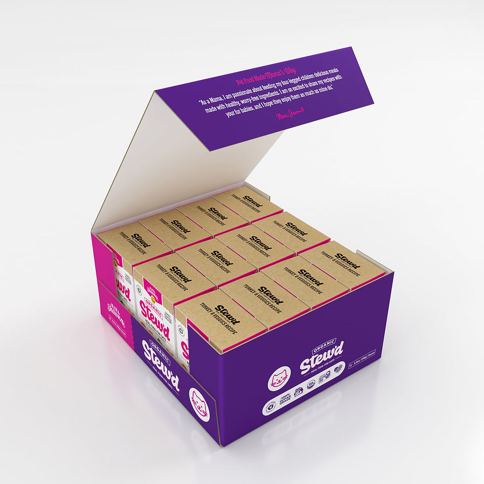 Thumbnail: TURKEY & VEGGIES RECIPE (12 CAT FOOD CARTONS)