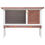 Thumbnail: Outdoor Rabbit Hutch 1 Layer Brown Wood