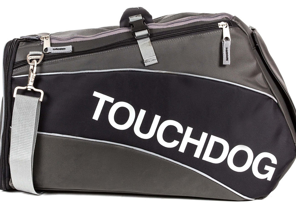 Thumbnail: Touchdog Modern-Glide Airline Approved Water-Resistant Dog Carrier