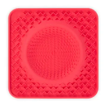 Thumbnail: Messy Mutts 10" Therapeutic Dog Lick Bowl Mat, Interactive Dog Feeder