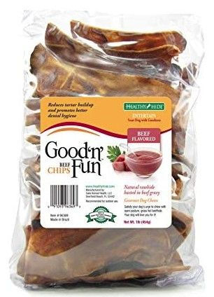 Healthy Hide Good 'n' Fun Basted Chew Chips Beef Flavor