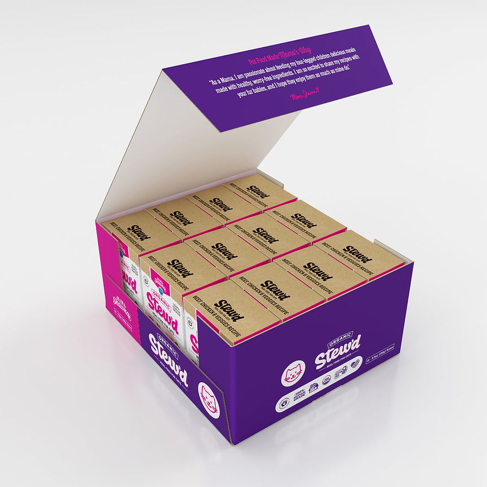 Thumbnail: BEEF, CHICKEN & VEGGIES RECIPE (12 CAT FOOD CARTONS)