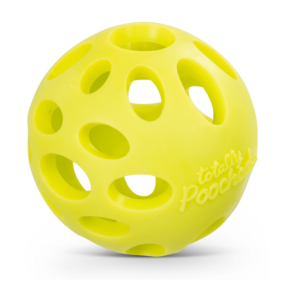 Thumbnail: Totally Pooched Huff'n Puff Dog Ball, Size 2.5"