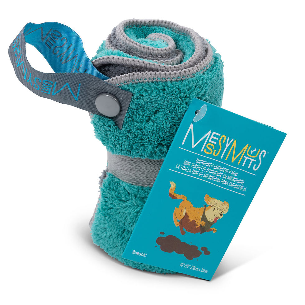 Thumbnail: Microfiber Emergency Mini Dog Towel, 10" x 10"