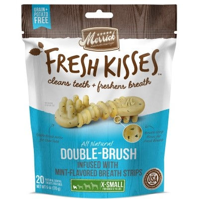 Merrick Fresh Kisses Mint Dog Treats, Pack of 20, 6 oz each