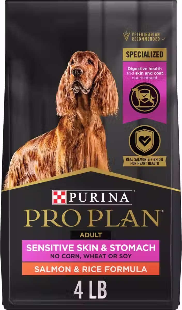 Thumbnail: Purina Pro Plan Adult Sensitive Skin & Stomach Salmon & Rice Formula Dry DogFood