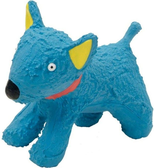 Li'l Pals Latex Blue Dog Toy