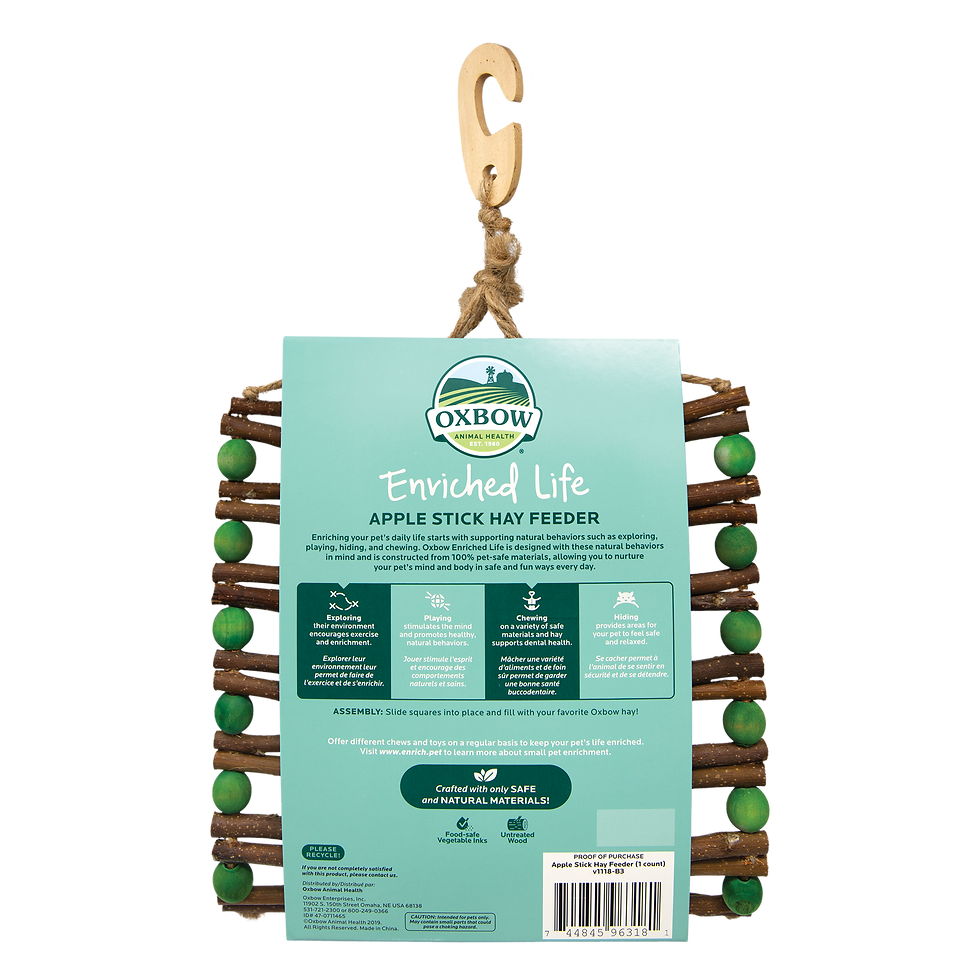 Thumbnail: Enriched Life - Apple Stick Hay Feeder