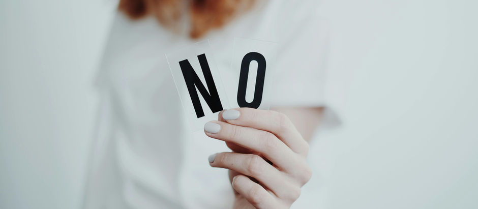 Saying no
