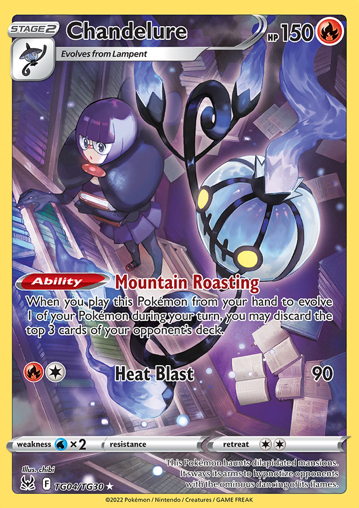 TG04/TG30 - Chandelure - Trainer Gallery - Lost Origin