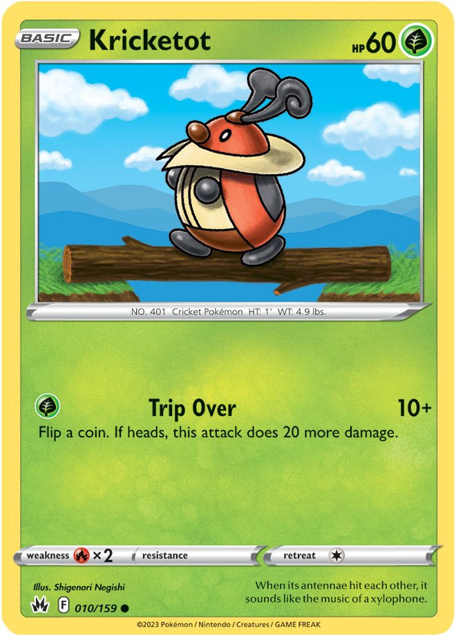 010/159 - Kricketot - Common - Crown Zenith