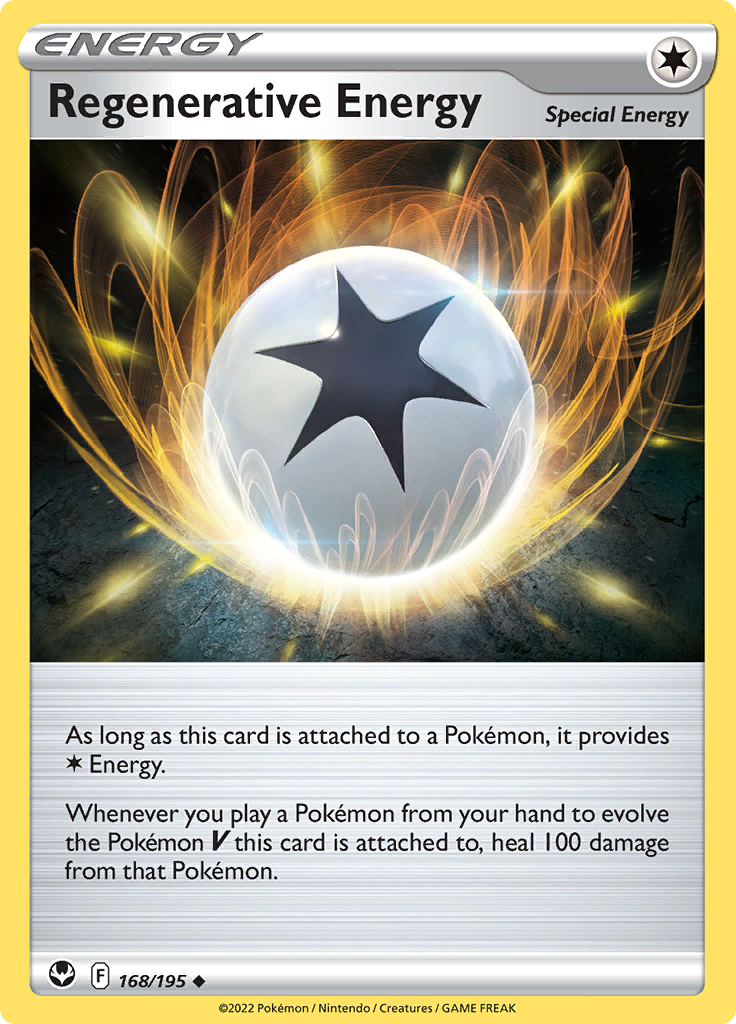 168/195 - Regenerative Energy - Uncommon - Silver Tempest