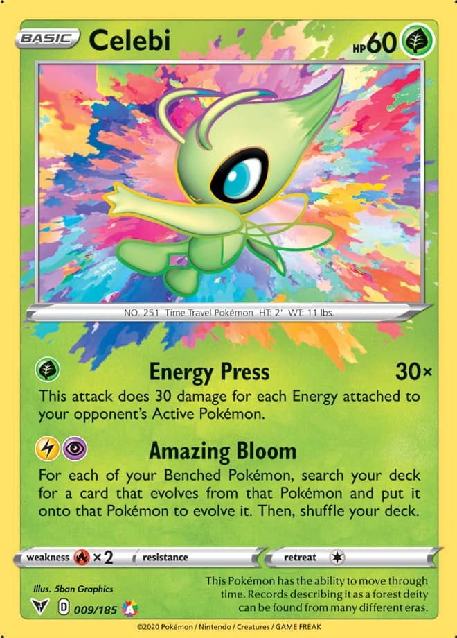 009/185 - Celebi - Amazing Rare - Vivid Voltage